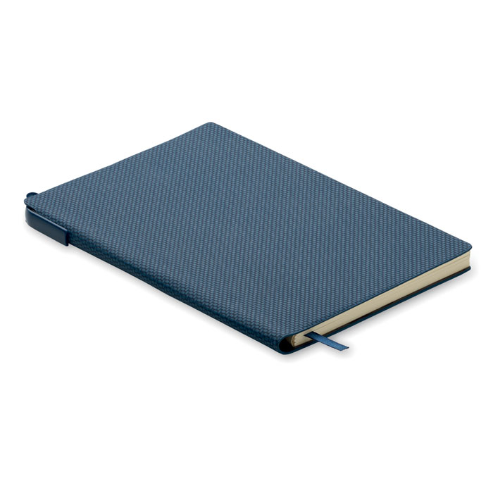 Cahier A5 en PU avec stylo à personnaliser NOTA Bleu marine